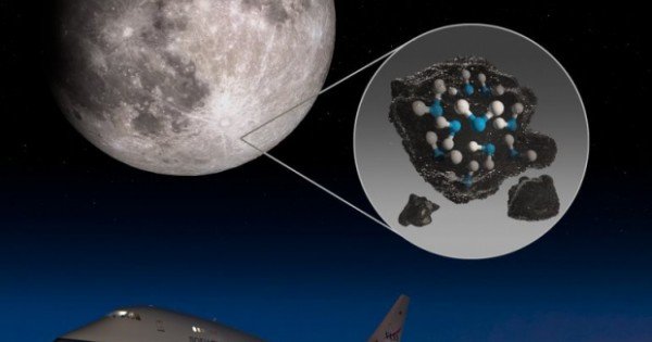 NASA a descoperit apă pe fața vizibilă a Lunii