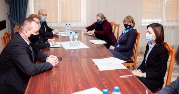 Președintele Maia Sandu a mers într-o vizită de lucru în raionul Hâncești