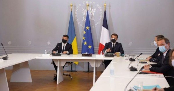 Merkel, Macron și Zelenski cer retragerea trupelor rusești de la granița ucraineană (VIDEO)