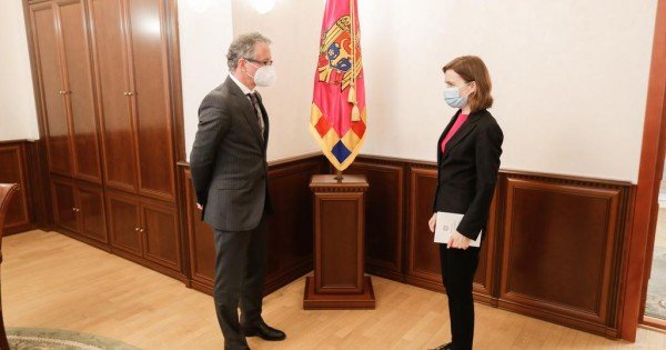 Președintele Maia Sandu a discutat cu Claus Neukirch, șeful Misiunii OSCE în Republica Moldova