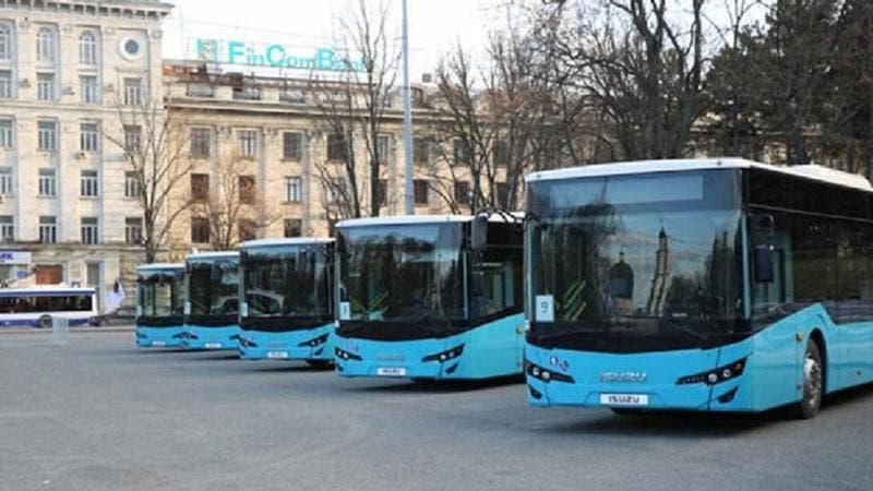 VIDEO Alte nouă autobuze de model ISUZU, la Chișinău. Au wi-fi inclus și vor fi puse astăzi pe rute. Unde
