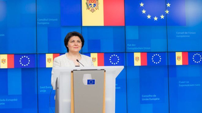 Premierul Natalia Gavrilița, în vizită oficială la Bruxelles