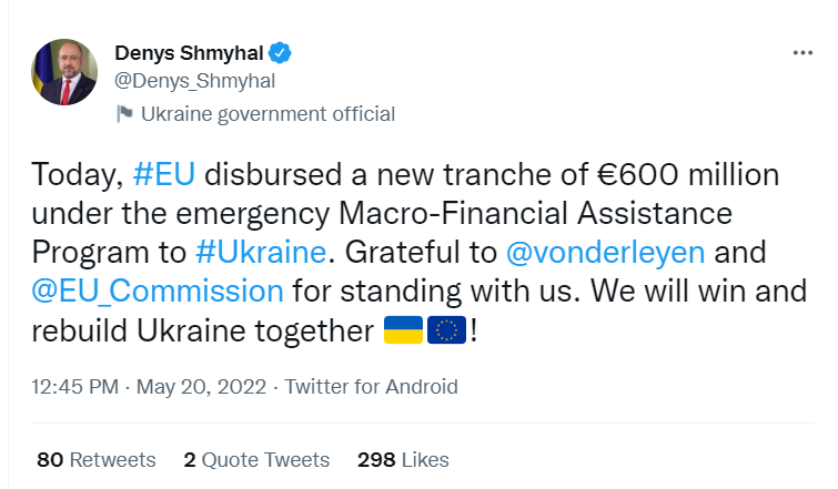 „Guvernul Ucrainei nu ar trebui să-și facă griji privind finanțarea nevoilor statului în următoarele luni”//G7 alocă Kievului 20 miliarde de dolari