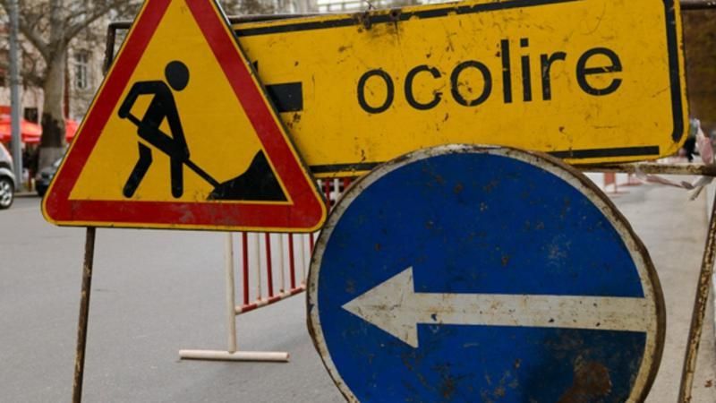 Trafic rutier suspendat pentru 11 zile pe mai multe străzi din sectorul Centru al capitalei