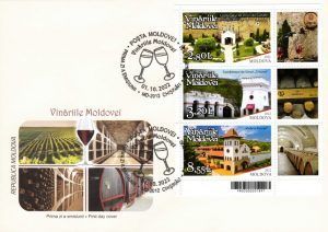 Poșta Moldovei a lansat o serie de mărci poștale dedicate Zilei Naționale a Vinului. Cum arată acestea