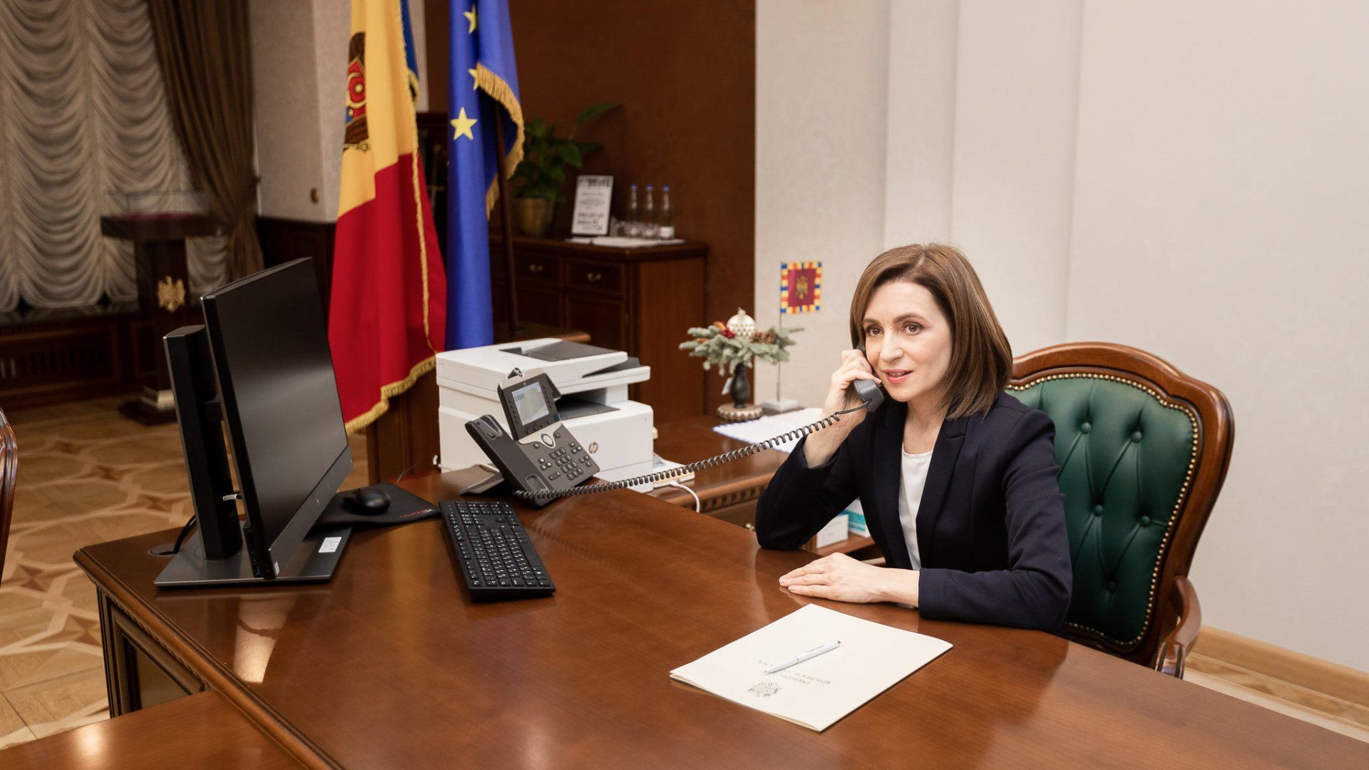 Maia Sandu a discutat cu Președinta Parlamentului European, Roberta Metsola