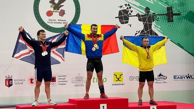 Halterofilul moldovean, Marin Robu, a devenit campion la europenele Under 23