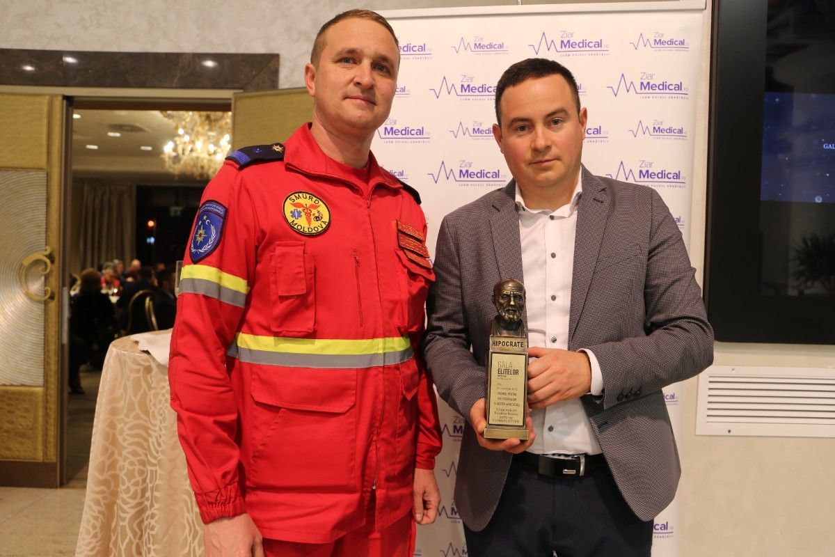 Echipa SMURD din Republica Moldova a fost decernată cu premiul pentru profesionalism în asistență medicală