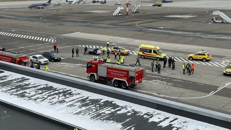 VIDEO // Exercițiu tactic pe Aeroportul din Chișinău: A fost simulat un incendiu