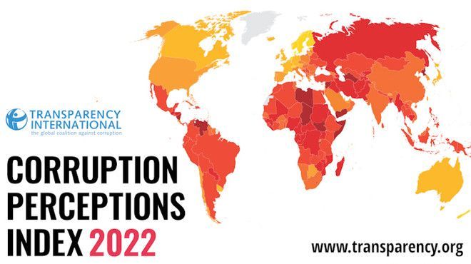 Republica Moldova se află la mijlocul clasamentului în „Indicele Percepției Corupției 2022”
