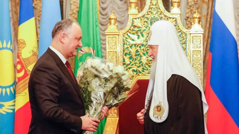 Dodon a transmis un mesaj de felicitare cu ocazia aniversării întronării Patriarhului Kiril, aliatul lui Putin în războiul din Ucraina