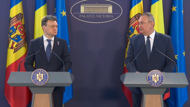 LIVE: Dorin Recean și Nicolae Ciucă susțin o conferință de presă la Chișinău