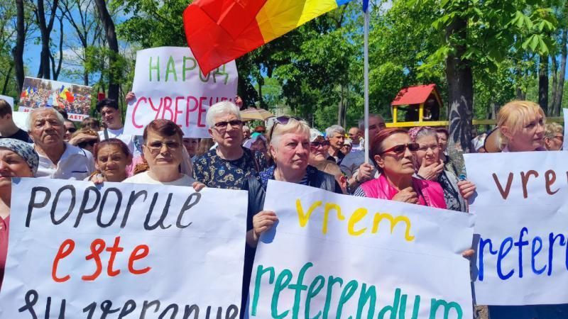 Contramanifestații ale partidului „Șor” la Orhei, Bălți și Comrat; Au cerut organizarea unor referendumuri