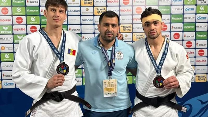 Judocanii Petru Pelivan și Adil Osmanov au urcat pe podium la Grand Prix-ul Austriei