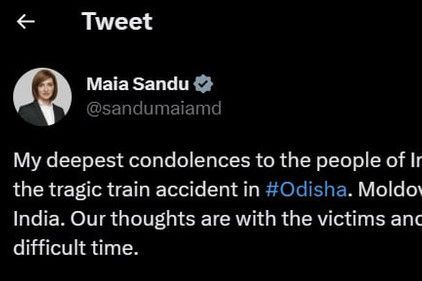 După catastrofa feroviară din India, Maia Sandu, a venit cu un mesaj de condoleanțe