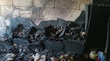 FOTO // Grav incendiu la Orhei. Opt persoane, evacuate dintr-un bloc de locuit