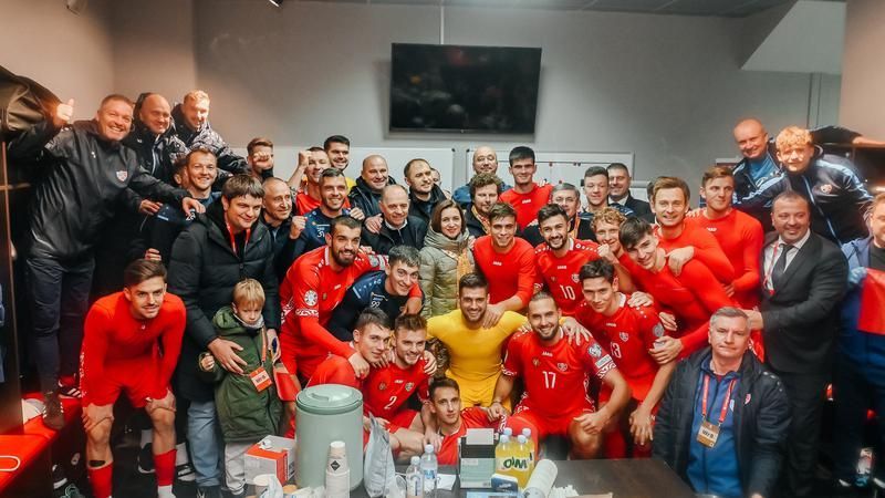 Maia Sandu, mesaj de susținere pentru selecționata R. Moldova înainte de meciul crucial cu Cehia: Sperăm cu toții într-o calificare istorică