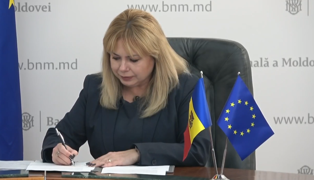 OFICIAL: Republica Moldova a semnat cererea de aderare la Zona Unică de Plăți în Euro; Șefa BNM: „Este o zi istorică”