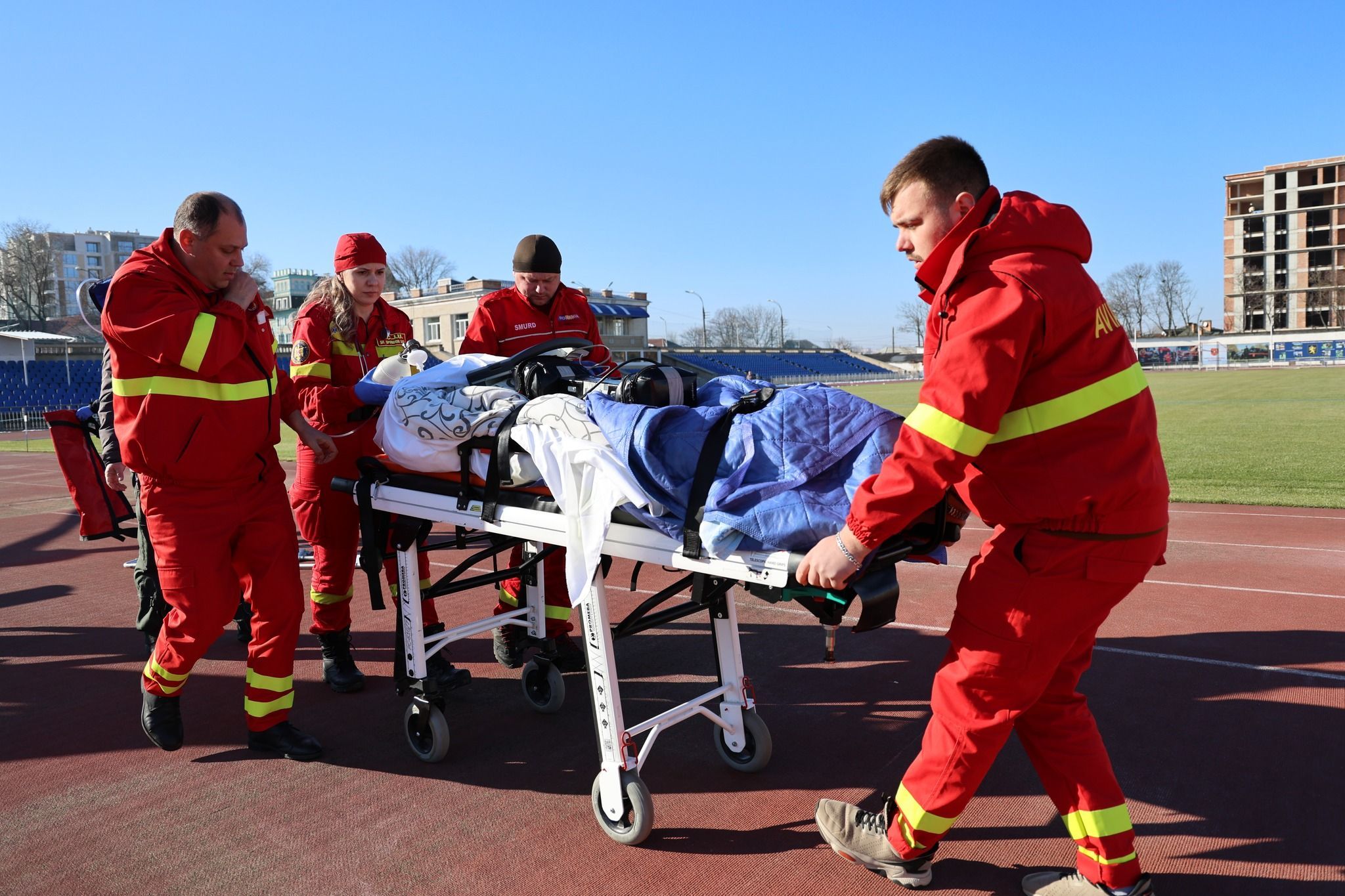 Prima intervenție SMURD în R. Moldova în anul 2024. Un tânăr din Drochia, transportat de urgență la Chișinău în urma unui accident