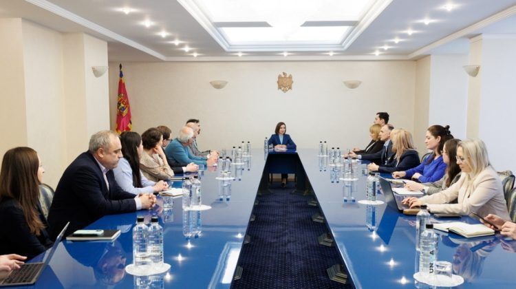 Maia Sandu a discutat despre următorii pași în procesul de aderare la UE cu Jānis Mažeiks, șeful Delegației UE în Republica Moldova