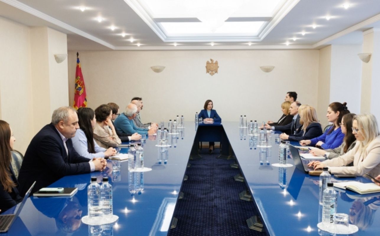 Maia Sandu a discutat despre următorii pași în procesul de aderare la UE cu Jānis Mažeiks, șeful Delegației UE în Republica Moldova