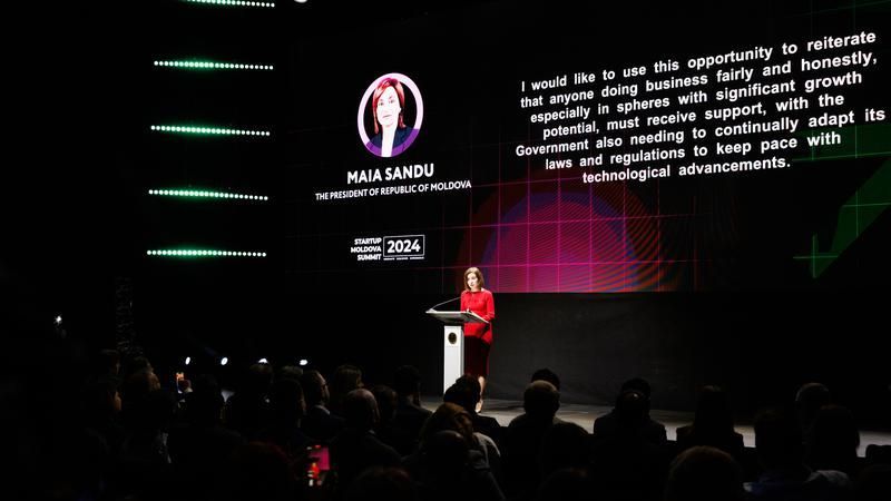 Maia Sandu la „Startup Moldova Summit”: „Industria IT este unul dintre pilonii dezvoltării noastre economice”