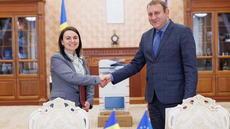 Misiunea de Parteneriat a Uniunii Europene în Moldova a oferit o donație instituției prezidențiale sub formă de echipamente