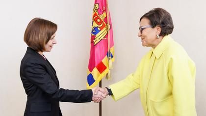 Președina Maia Sandu a avut o întrevedere cu Penny Pritzker, reprezentant special al SUA pentru reconstrucția economiei Ucrainei