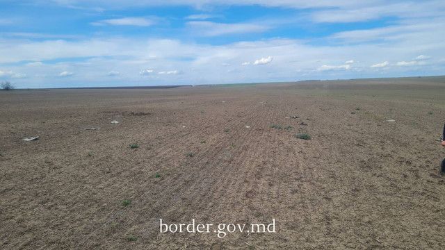 Fragmente de dronă descoperite la frontiera dintre Republica Moldova și Ucraina