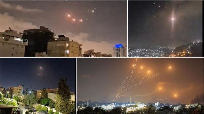 VIDEO | Iranul a lansat primul atac direct împotriva Israelului. Explozii deasupra Ierusalimului; SUA, UK și Iordania au doborât drone iraniene lansate spre Israel