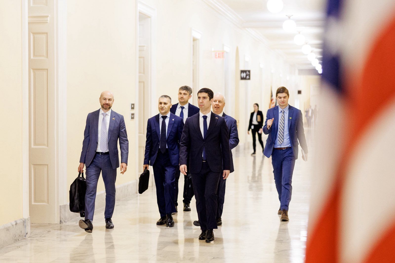 Mihai Popșoi s-a întâlnit cu co-președinții grupului de prietenie pentru Moldova din cadrul Congresului SUA