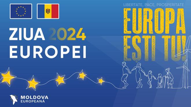 La 9 mai, în PMAN din Chișinău va fi marcată Ziua Europei, cu genericul „Llibertate, Pace, Prosperitate – Europa ești tu!”