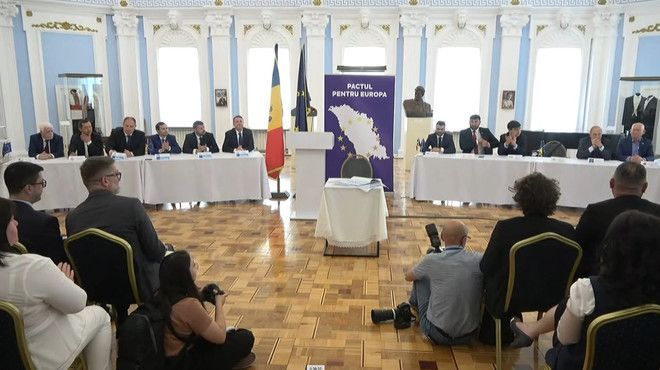 13 partide din R. Moldova au semnat astăzi Pactul pentru Europa: „Este un eveniment istoric”