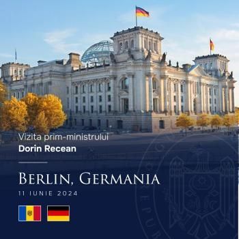 Dorin Recean pleacă la Berlin. Va reprezenta R. Moldova la Conferința de Reconstrucție a Ucrainei