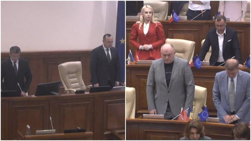 Minut de reculegere în Parlament, în memoria regizorului Arcadie Spoială și fetiței de 12 ani, striviți de crengi în timpul intemperiilor