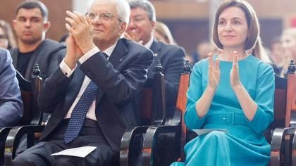 Benvenuto in Moldova, Presidente Mattarella!” Maia Sandu l-a întâmpinat pe președintele Italiei, la Chișinău