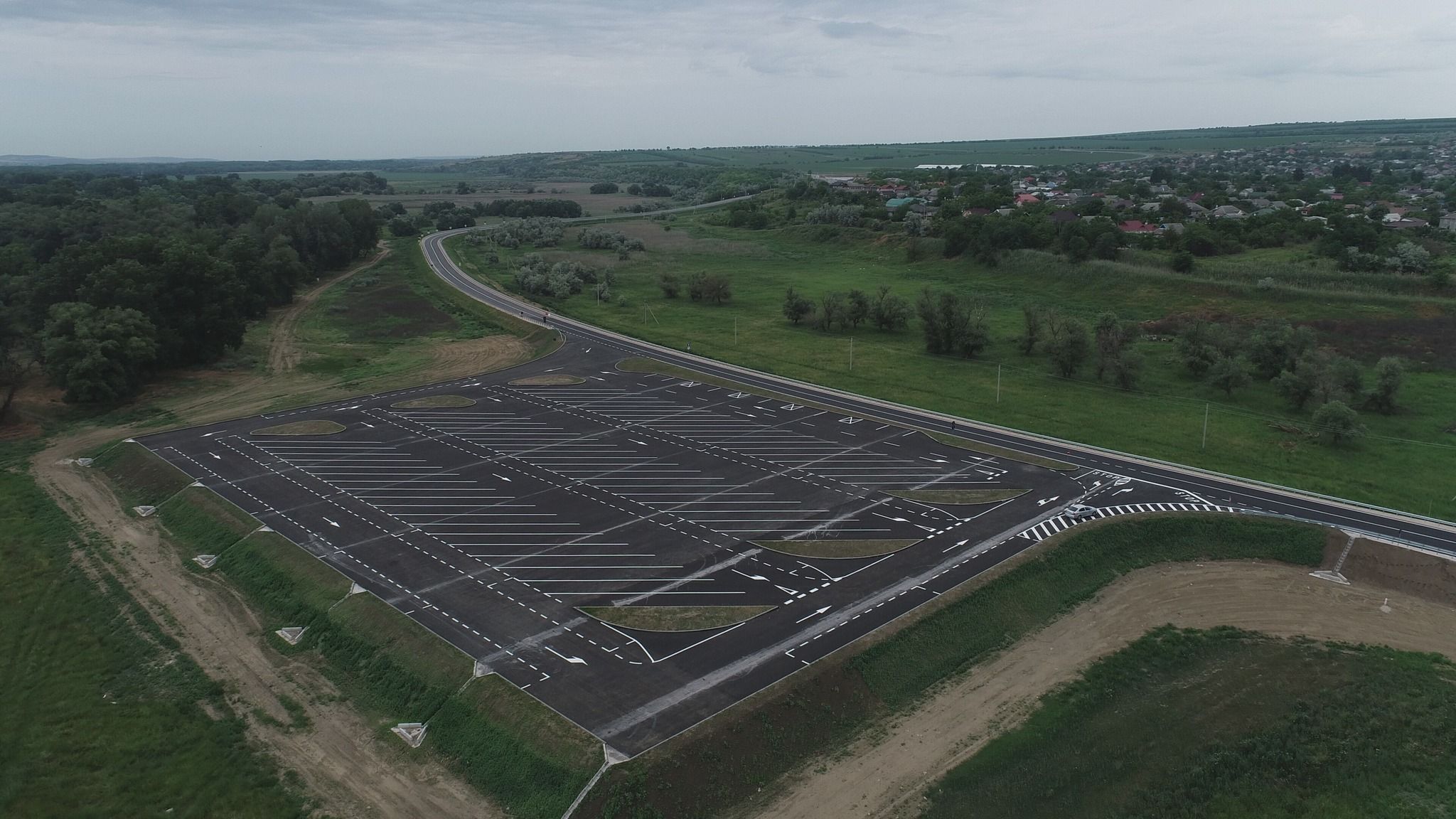 FOTO: Lucrările pentru amenajarea PTF Leova - Bumbăta au fost finalizate; Cum arată noul obiectiv de la Prut