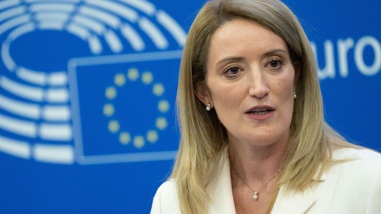 Roberta Metsola, realeasă președinta Parlamentului European: A câștigat cu 562 de voturi