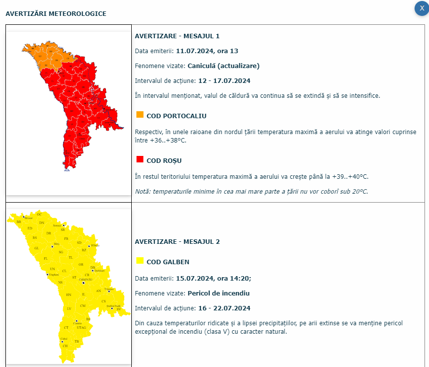 Furtună peste caniculă! Cod galben de ploi, grindină și vânt puternic, emis de meteorologi