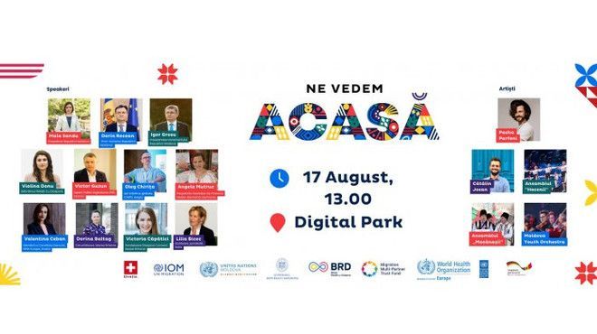 Festivalul „Ne Vedem Acasă” începe astăzi la Chișinău. Președinta Maia Sandu, speakerul Igor Grosu și premierul Dorin Recean vor participa la panelul de discuții