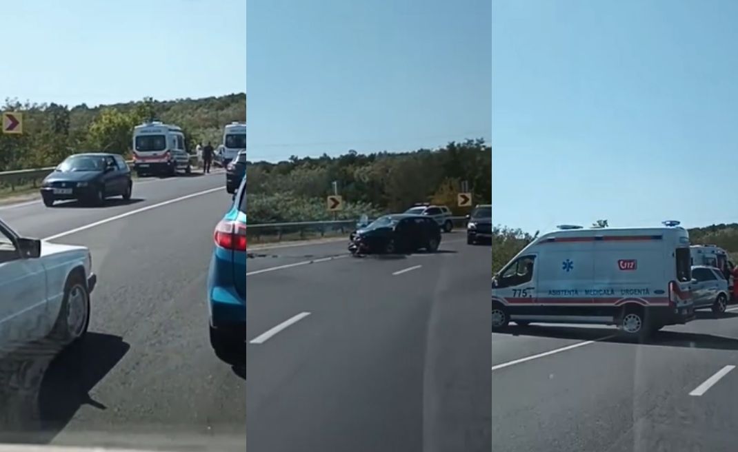 Accident grav lângă Peresecina: Două ambulanțe și poliția au intervenit la fața locului