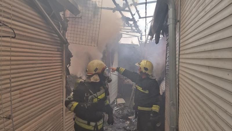 Incendiu puternic la Bălți: Fum dens, surprins la Piața Centrală