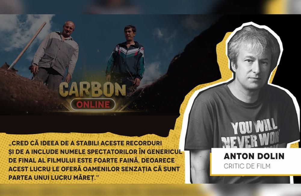 Celebrul critic de film Anton Dolin îndeamnă moldovenii să participe la premiera online a filmului Carbon