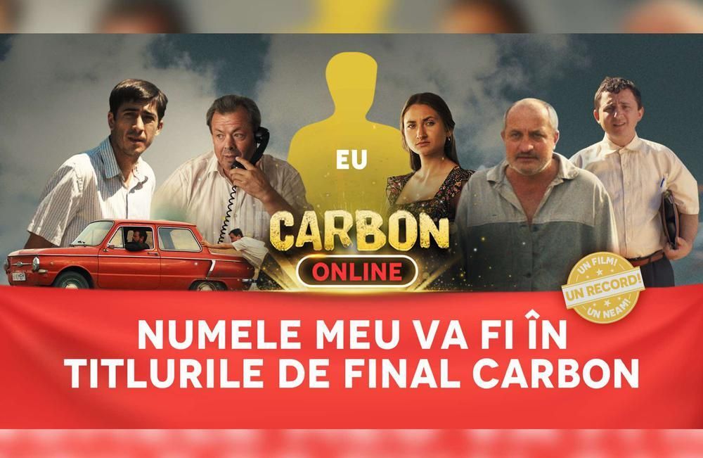 Hai în titlurile de final ale filmului CARBON! Moldoveni din 59 de țări și-au asigurat deja un loc la premiera online