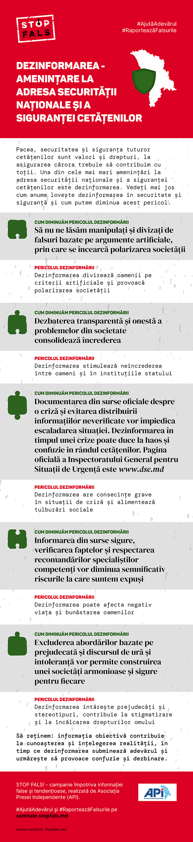 StopFals: dezinformare - amenințare la adresa securității naționale și a siguranței cetățenilor