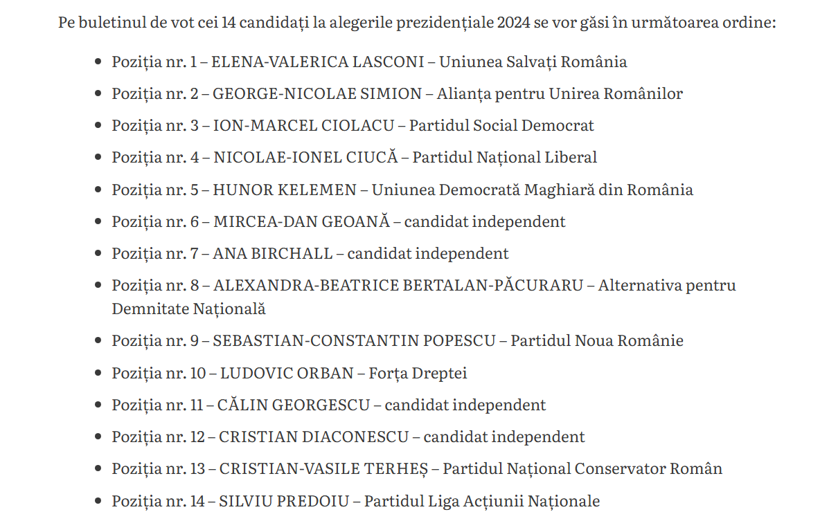 Alegeri prezidențiale în România: Moldovenii cu cetățenie română sunt așteptați de astăzi la urne. Adresele secțiilor de vot