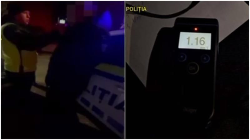 Abia de se ținea pe picioare, dar a urcat la volan: Un bărbat, prins beat criță în timp ce conducea haotic o Dacia prin capitală, riscă pușcărie