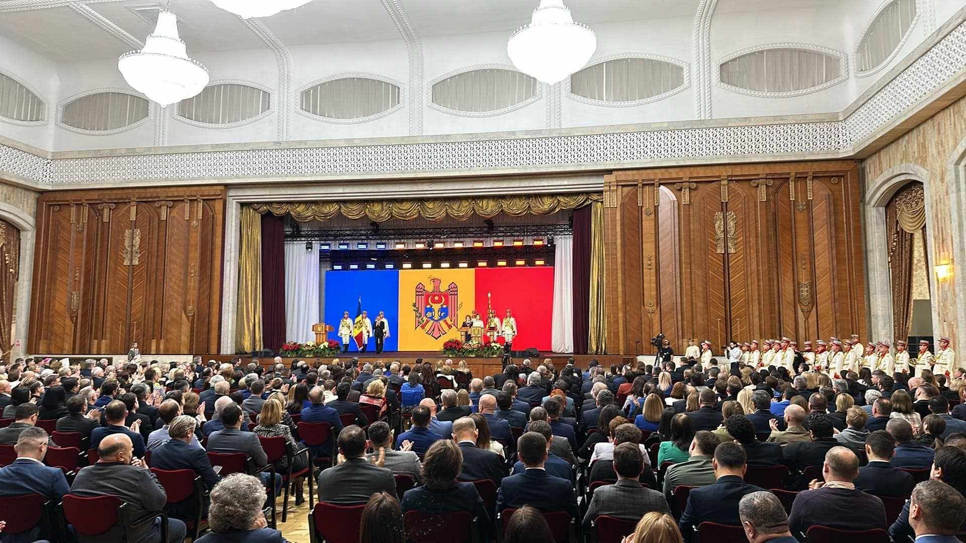 Ceremonie de învestire la Palatul Republicii: Maia Sandu va depune jurământul pentru al doilea mandat de președinte