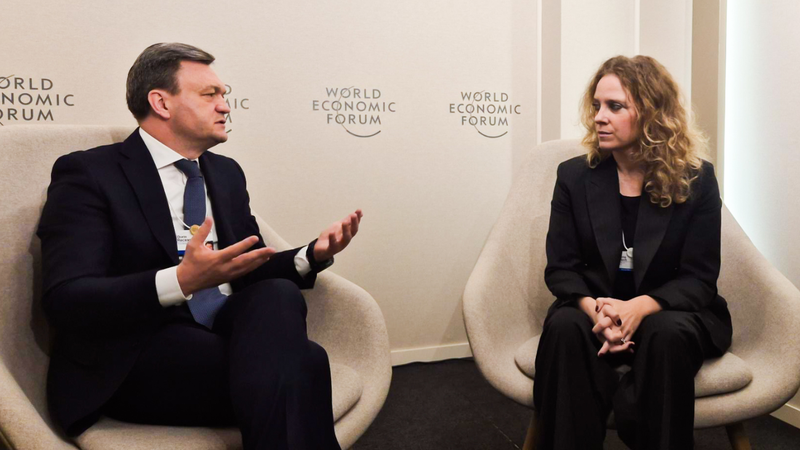 Dorin Recean a discutat cu liderii europeni, la Davos, despre criza umanitară din regiunea transnistreană și sprijinul pe care l-ar putea oferi UE pentru depășirea provocărilor energetice