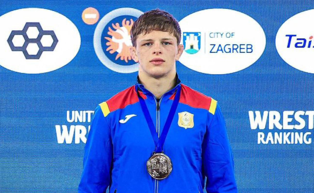 Medalie pentru Republica Moldova la Zagreb Open. Luptătorul Alexandru Solovei a cucerit bronzul